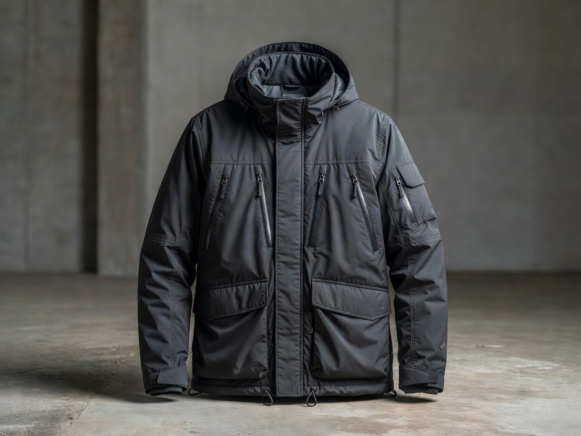 Technical Gore-Tex outer jacket designed for Scandinavian rain